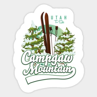 Campgaw Mountain Ski logo Sticker